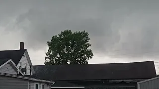 RAW VIDEO 5/7/2024: Directly under a forming tornado