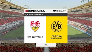FIFA 23 | VFB Stuttgart vs Borussia Dortmund - Mercedes-Benz Arena | Gameplay