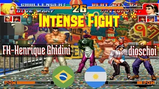 FT10 @kof97: FK-Henrique Ghidini (BR) vs dioschoi (AR) [King of Fighters 97 Fightcade] Apr 30