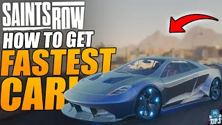 Saints Row - How To Get BEST & FASTEST CAR - Secret SUPERCAR - How To Get The ATTRAZIONE Full Guide