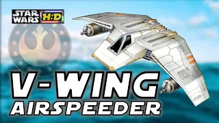 V-WING AIRSPEEDER Breakdown-New Republic high altitude fighter |Star Wars Hyperspace Database|