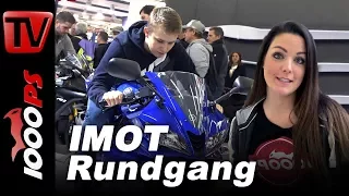 IMOT München - Motorrad Neuheiten auf der Messe - Rundgang mit Juliane