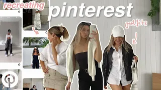 recreating pinterest outfits *from my closet* (cosy season is here )