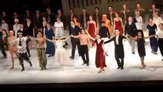 Curtain call in John Neumeier's 'Nijinsky' with Svetlana Lunkina & Francesco Gabriele Frola 11.29.14