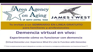 Demencia virtual en vivo Virtual Dementia Live