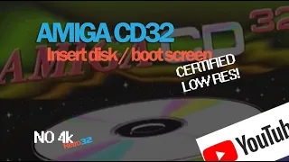 Commodore Amiga CD32 Insert Disk Screen with sound
