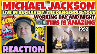 ⭐Michael Jackson⭐ Reaction🎵Working day And night🎵 Bucharest 1992 🔥Dangerous Tour🔥