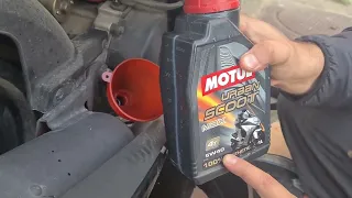 How to change the engine oil for a Peugeot Kisbee 4T 2021 [🛠]