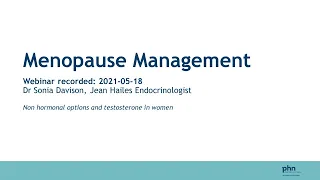 Menopause Management