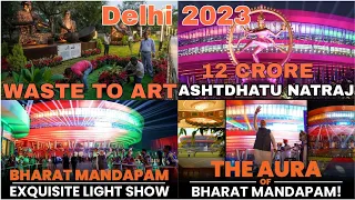 G20 Delhi Night Beautification | Pragati Maidan Road Shining | Bharat Mandapam | भारत मण्डपम् | 2023