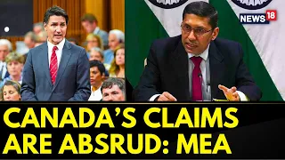 India Canada News | Ministry Of External Affairs Latest Reaction On Canadian Allegations | News18