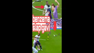 benzema slap gavi #fcbarcelona #realmadrid #barcavsmadrid