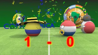 Resumen Copa America 2019 - Countryballs 3D animación #tbt