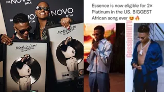 WIZKID’S ESSENCE QUALIFIES FOR 2X PLATINUM CERTIFICATION IN USA