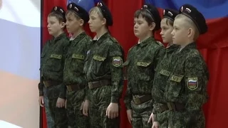В школе поселка Белоярский открылся кадетский класс