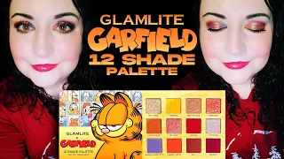 NEW!!! Garfield x Glamlite Palette Review and Tutorial