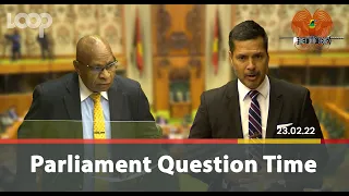 Parliament Question Time 230222