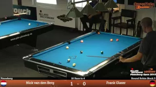 Nick van den Berg(NL) v Frank Glaser (GER) | Pinneberg Open 2016 | Round Robin Block 5