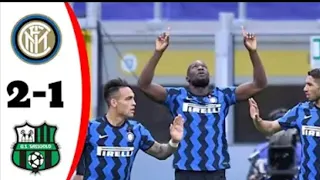 inter milan vs sassuolo 2-1 All Goal Extended Highlights 2021 HD