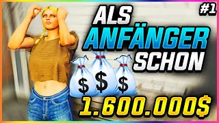 IN GTA5 ONLINE ALS ANFÄNGER SCHNELL AN GELD KOMMEN | GTA5 ANFÄNGER GUIDE 2022 | 1,6 MIO in 8h #1