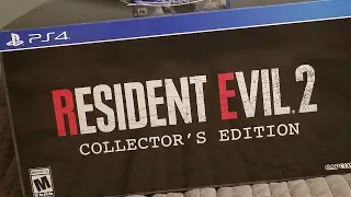 Resident Evil 2 Collectors Edition Unboxing for PS4