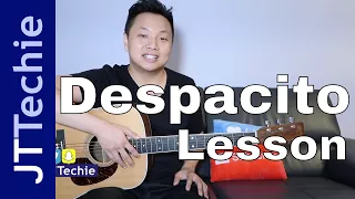 How to Play Despacito on Acoustic Guitar | Luis Fonsi & Daddy Yankee & Justin Bieber | no capo