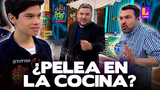 Josi y Giacomo protagonizaron un tenso momento en la cocina de El Gran Chef Famosos