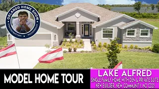 New Builder Alert: A beautiful builder model home in a brand new community in Lake Alfred