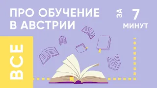 Образование в Австрии 👨‍🎓 Самое важное за 7 минут 👩‍🎓