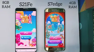 Samsung s21Fe 5G vs S7edge | speed Test | & Comparison 💥