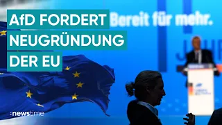 AfD will heutige EU abschaffen: Stattdessen "Bund europäischer Nationen" gründen