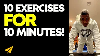 Same Routine, 10 EXERCISES for 10 Minutes! - Nick Cannon Live Motivation