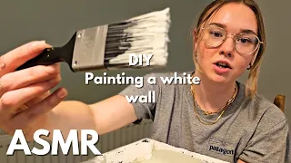 ASMR DIY Painting a wall