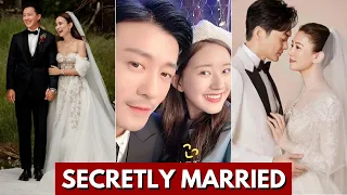 TOP CHINESE ACTOR THAT GOT MARRIED ACTUALLY IN REAL LIFE 2024 #marriage #kdrama