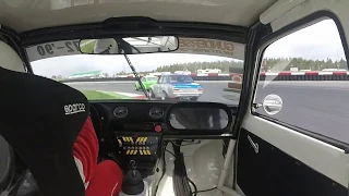 2 Fords racing the Opel
