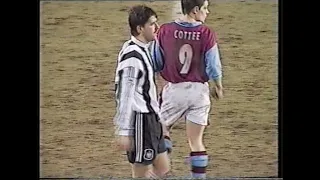 West Ham v Newcastle  1995/96 - Pr 21/02  (2-0) - extended highlights