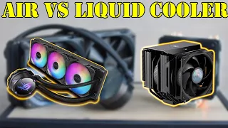 Air Vs Liquid Cooler In 2022 | Best For You? | [ Hindi ]