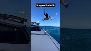 Man overboard?? #sailing #catamaran #yachting #boating #travelling #oceanlife #whitsundays