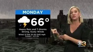 Philadelphia Weather: Stormy, Windy Monday