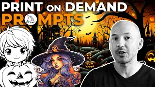 Midjourney Print on Demand Tips for Halloween!