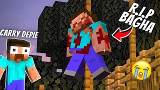 R.I.P Bagha .. Bagha is No More in Minecraft ..😭😭| Carry Depie