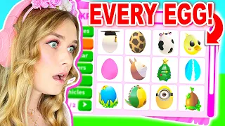 Opening *EVERY EGG* In Adopt Me! (Roblox)