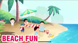 Kids Conversation - Beach Fun - Learn English for Kids