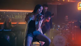 purple hearts cassie singing feel it still (sofia carson)