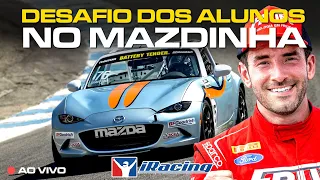 Mazda em Laguna Seca com os alunos no iRacing! #vitorgenz