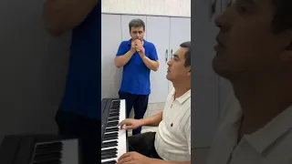 "Farg'ona tong otguncha" Muxtorjon Murtazoev musiqasi, kushnay+piano, Sh.Matyakubov-I.Matyakubov