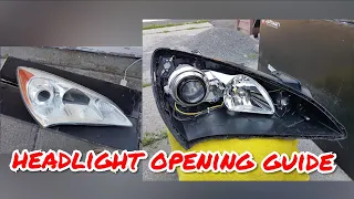 Headlight Opening Guide WITHOUT OVEN | Genesis Coupe