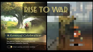 Renewal Celebration (100 Pulls + Mythic Unit) LOTR: Rise To War 2.0