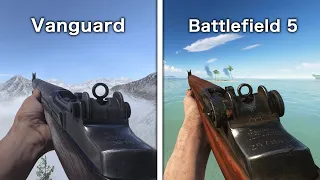 Vanguard VS battlefield 5 Weapons Comparison