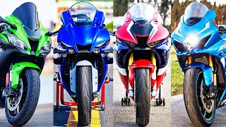 Битва Японских Литров (1992 - 2024) - Yamaha YZF-R1, CBR1000RR-R ,ZX-10R , GSX-R1000R !